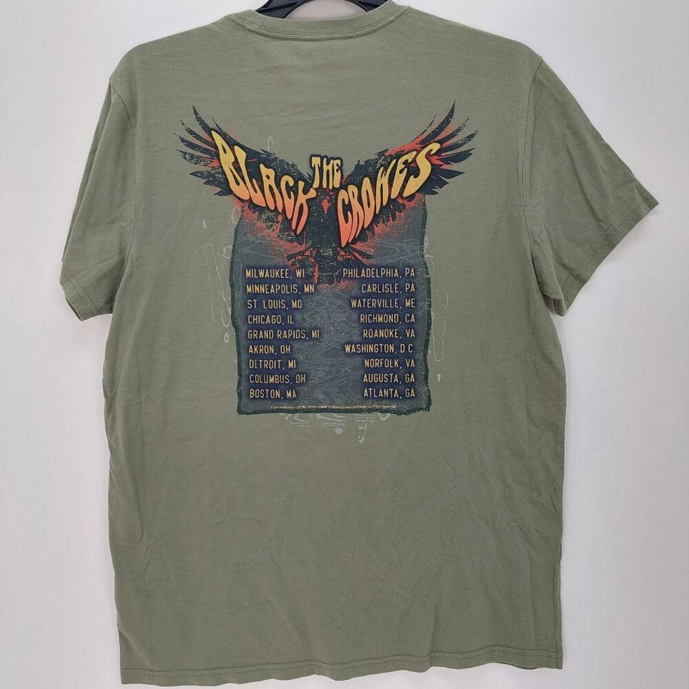 NWT The Black Crowes Graphic Band Tee T-Shirt Wrangler Olive Green Size‎ L Large - Picture 3 of 8